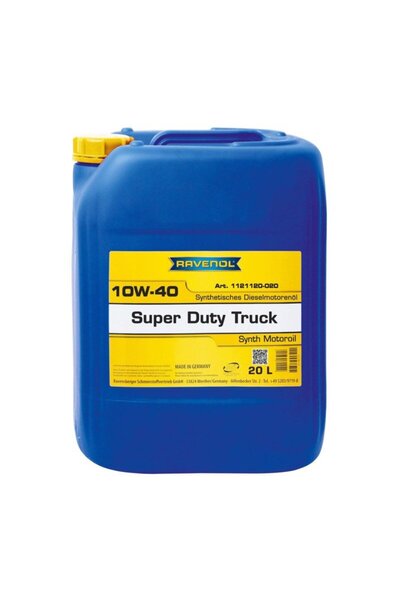 RAVENOL SDT Super Duty Truck SAE 10W-40 20L – Ниско-SAPS синтетично двигателн...
