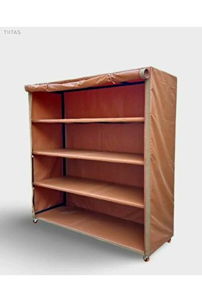 TIITAS Portable Folding Storage Cupboard – Large Capacity 200x200x70cm, Durab...