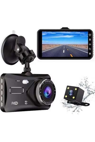 OEM DVR-03 Σετ κάμερας αυτοκινήτου παρμπρίζ με κάμερα οπισθοπορείας, Οθόνη 4 ...