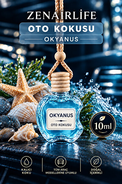 hauswert Oto Araç Kokusu Okyanus Aromalı Araba Ortam Parfümü Elma Şişe 10ml