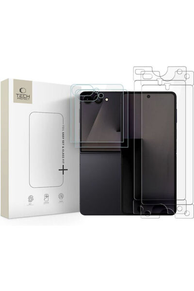 Tech-Protect Εύκολη Εφαρμογή Προστατευτικό Οθόνης Foil & Glass Fit+ 4 τεμ. (G...