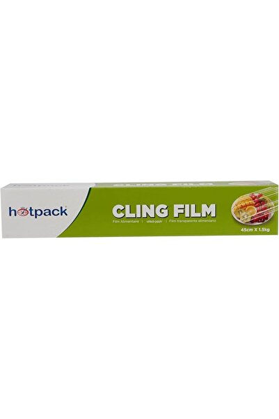Hotpack Cling Film 45cm (18 inch) - 1.5kg Gross Weight Food Wrap, 6 Rolls