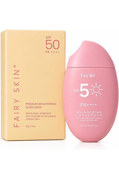 Fairy Skin كريم واقي من الشمس مفتح للبشرة بعامل حماية 50، مناسب لجميع أنواع ا...