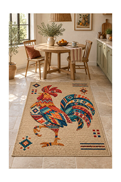 Rugs Modern Halı SDTplus Özel Tasarım Çok Renkli İnce Dokuma Salon Halısı