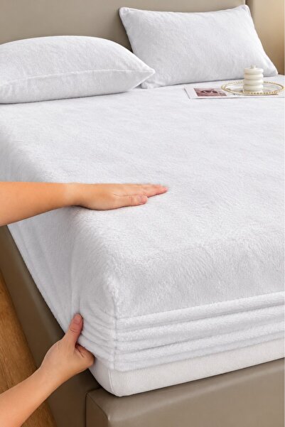Mulberry Winter Single Velvet Elastic Sheet 100X200+30