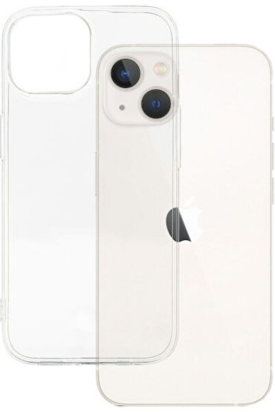 OEM Για Πίσω Κάλυμμα Σιλικόνης 1mm Διαφανές (iPhone 15 Plus)