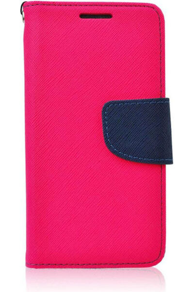 OEM Fancy Book Συνθετικό Δέρμα Φούξια / Σκούρο Μπλε (Galaxy S21+)