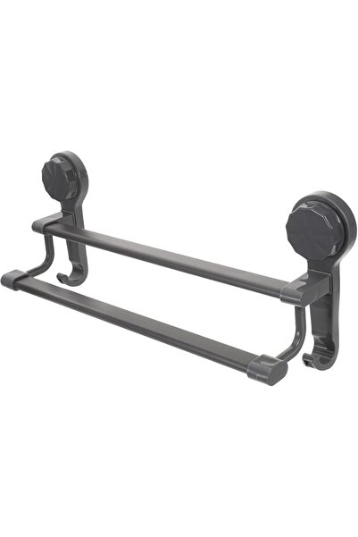 KASTWAVE Suction Towel Bar for Bathroom Wall, Double Bath Towel Racks with Su...