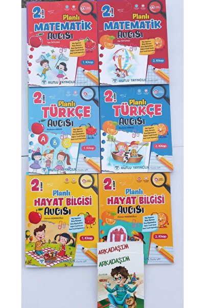 Mutlu Yayıncılık 2. Sınıf Planlı 3 lü Set : Matematik 1. , 2. kitap + Planlı ...