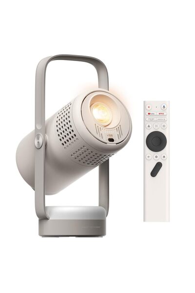 XGIMI Vibe One, pilli 1080p mini projektör, dış mekan için taşınabilir, Googl...