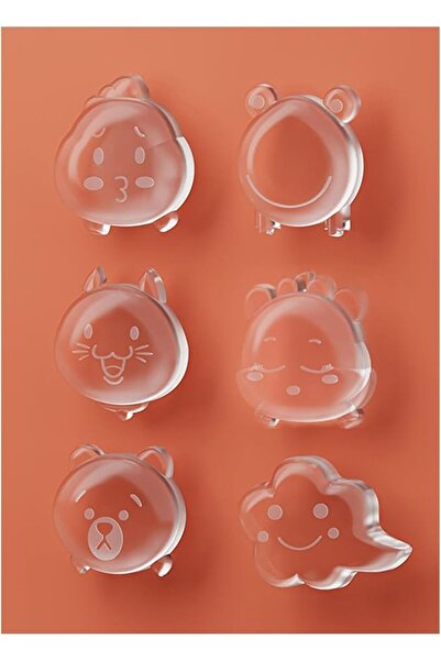 Yelajoy 6 PCS Door Stoppers Clear Silicone Wall Protector Shield