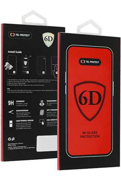 tel protect Πλήρης Κόλλα Πλήρους Κάλυψης Σκληρυμένο Γυαλί Μαύρο (Redmi 14C / ...