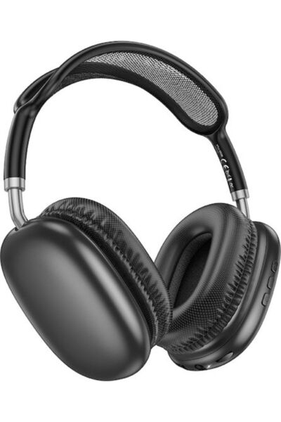 Borofone BO22 Plus Κομψά Ασύρματα Ακουστικά Bluetooth Επί του Αυτιού σκούρο γκρι