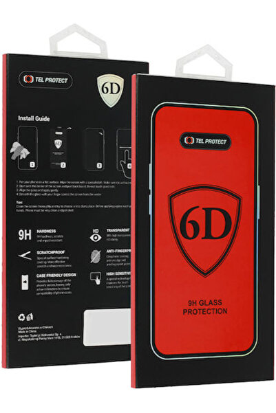 OEM 6D Πλήρης Κόλλα Πλήρες Κάλυμμα Οθόνης Σκληρυμένο Γυαλί Μαύρο (iPhone 15 P...