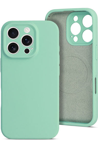 OEM Magcolor Pure Πίσω Θήκη Σιλικόνης Πράσινη (iPhone 16)