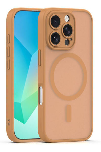 OEM Mag Matt Πίσω Κάλυμμα Καφέ iPhone 16 Pro
