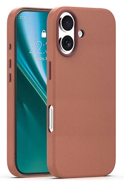 OEM Mag Σιλικόνης Πίσω Κάλυμμα 2mm Καφέ (iPhone 16)