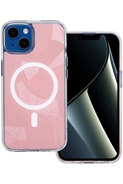 OEM Flash Mag Πίσω Κάλυμμα Σιλικόνης 1.5mm Ροζ (iPhone 13)