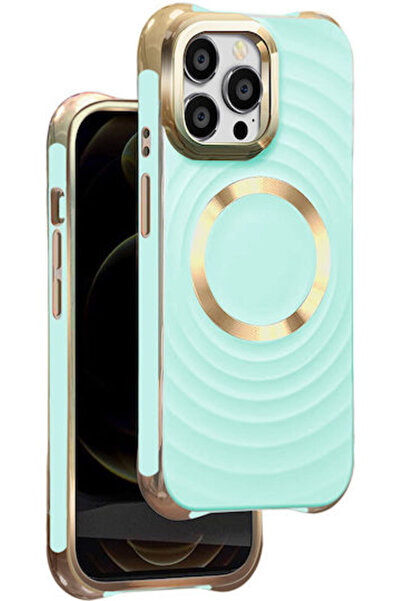 OEM Θήκη Circle Glam Mag για iPhone 13 Pro 6.1 " Μέντα
