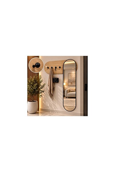 LastHome Lauren Decorative Mirror with Clothes Hanger