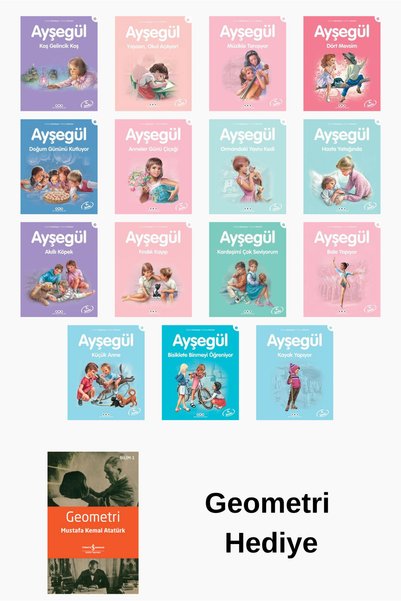 Yapı Kredi Yayınları Marcel Marlier 15 Kitap Seti + Geometri Kitabı