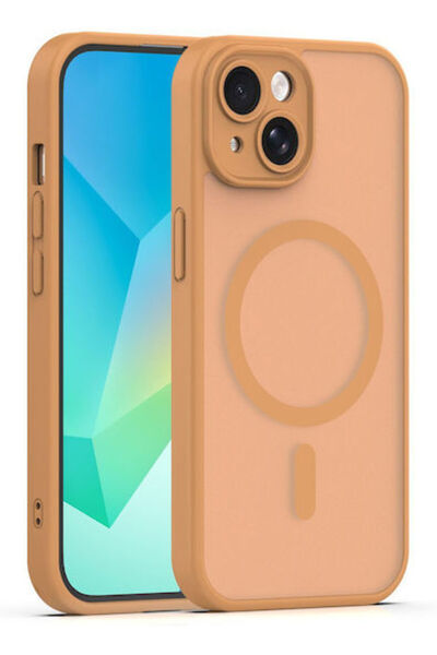 OEM Mag Matt Πίσω Κάλυμμα Καφέ iPhone 14