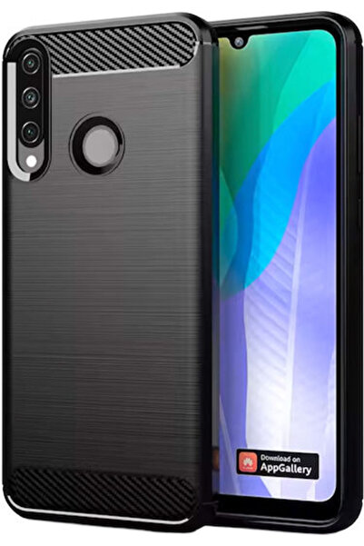 Toptel Πίσω Κάλυμμα Σιλικόνης Μαύρο (Huawei P30 Lite)