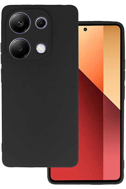 matt Πίσω Κάλυμμα Σιλικόνης Μαύρο (Redmi Note 13 Pro 4G / Poco M6 Pro 4G)