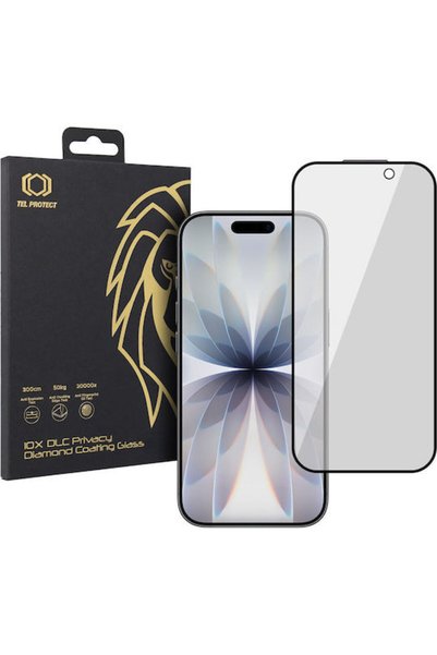 tel protect Αντι-κατασκοπευτικό Σκληρυμένο Γυαλί (iPhone 18 Pro / 17 Pro / 16...