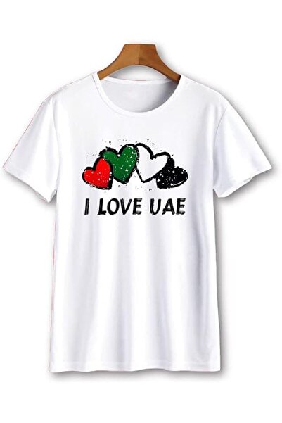 Generic I Love UAE T-Shirt for Kids & Adults