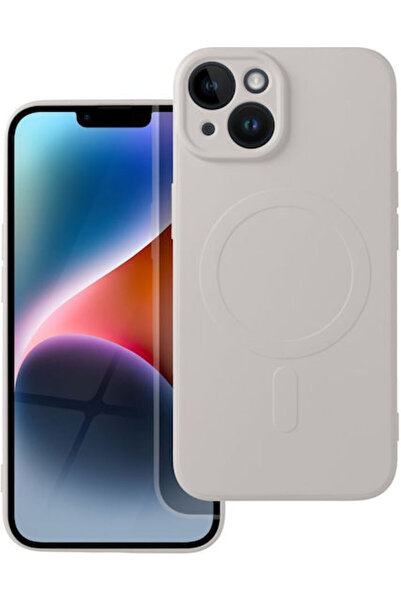 OEM Μαγνητική Πίσω Θήκη Σιλικόνης Λευκή (iPhone 14)