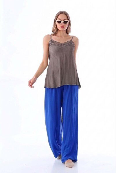 EREN STYLE Italian Corsage Lined Silk Wes Trousers (Length: 105-110 cm)