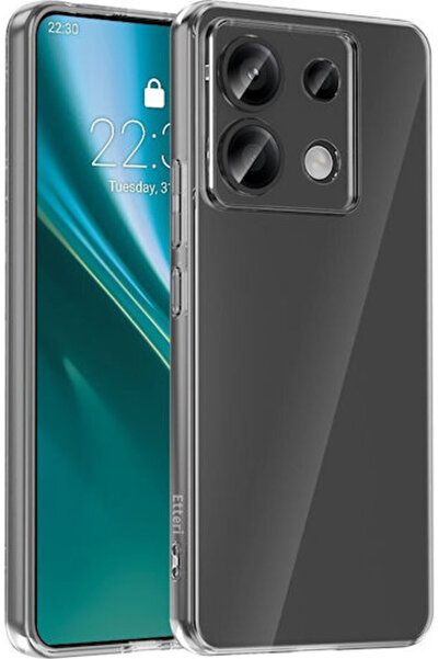 Etteri Πίσω Κάλυμμα Σιλικόνης Διαφανές (Redmi Note 13 Pro 5G / Poco X6)