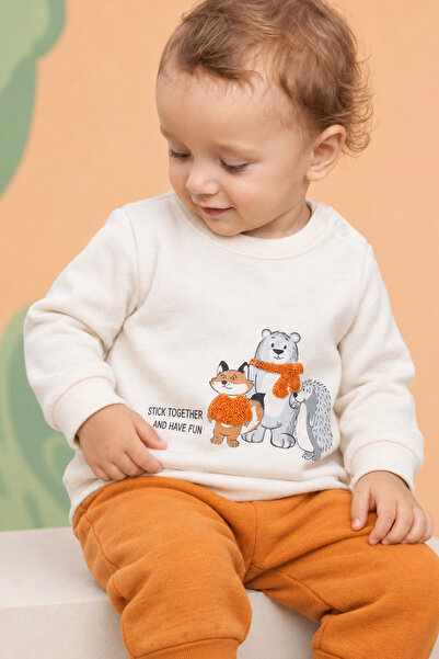 Rocha Baby Baby & Child Cute Animal Figured Double Top and Bottom Set