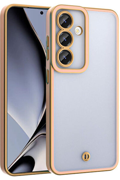 OEM Μεταξένια Πίσω Θήκη Σιλικόνης 1.5mm Χρυσή (Oppo Reno 13F 5G, Oppo Reno 13...