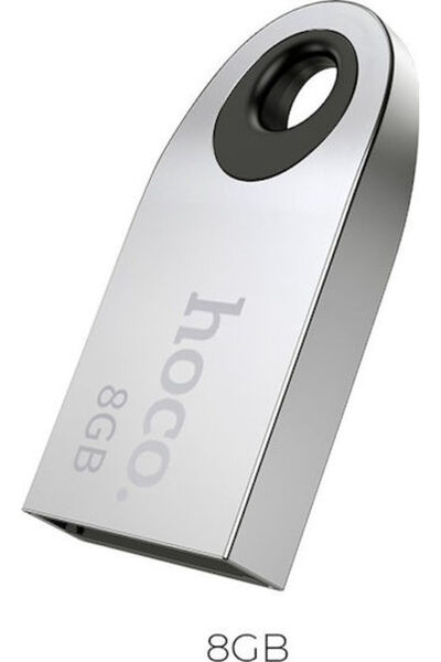 Hoco UD9 Insightful 8GB USB 2.0 Στικάκι Ασημί