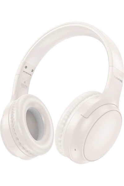 Borofone BO29 Ασύρματα Ακουστικά Bluetooth Επί του Αυτιού Λευκά