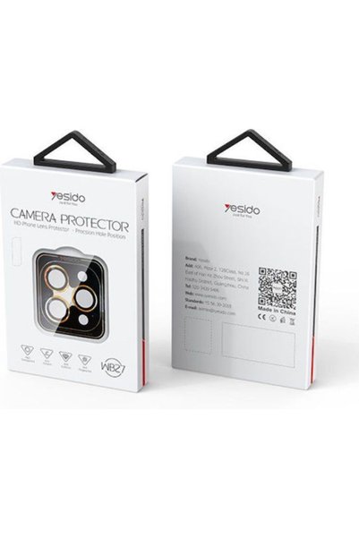 Yesido Προστατευτικό Φακού Wb27 Iphone 14 Pro 14 Pro Max Μαύρο