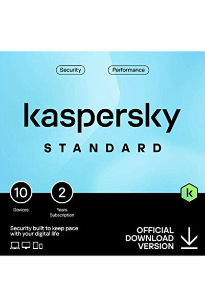 KASPERSKY Πρότυπο για 10 Συσκευές και 2 Χρόνια Χρήσης (Ηλεκτρονική Άδεια)