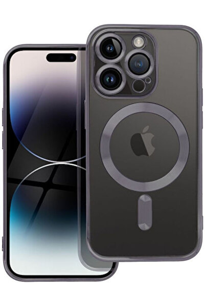 OEM Electro Mag Κάλυμμα Πλάτης Σιλικόνης Μαύρο (iPhone 14 Pro) Κωδικός: 34610