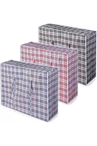 GENERAL 【3 Packs】 Heavy Duty Extra Large Moving Bags Foldable Large Capacity ...