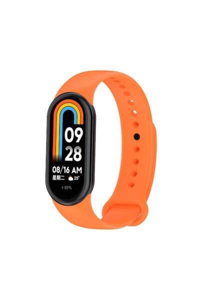 OEM Λουράκι Σιλικόνης Πορτοκαλί για Xiaomi Smart Band 8 8 NFC
