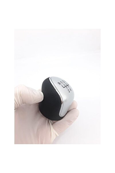 KeyRoN Opel Astra g Gray North Shift Knob Leather 5 Forward