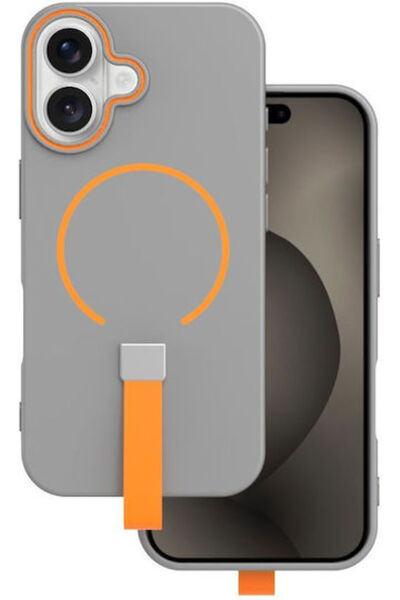 OEM Loop Thin Mag Πίσω Κάλυμμα Σιλικόνης 1.8mm Γκρι (Galaxy A17)