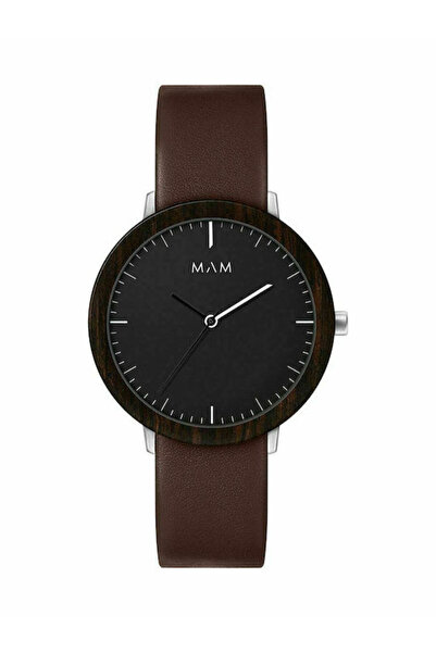 Other Mam Originals Ferra Ανδρικό Ρολόι 39mm με Μπαταρία και Καφέ Δερμάτινο Λ...