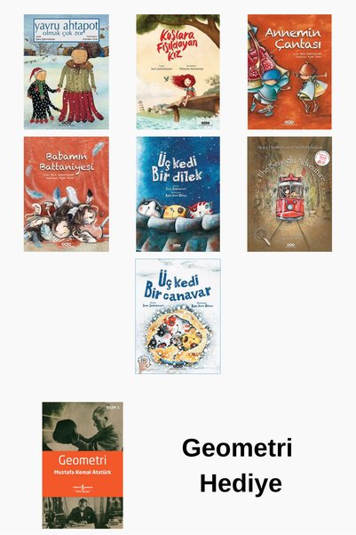 Yapı Kredi Yayınları Sara Şahinkanat 7 Kitap Seti + Geometri Kitabı