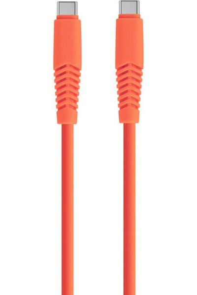 Setty Καλώδιο USB 2.0 USB-C αρσενικό - USB-C Πορτοκαλί 1,5μ