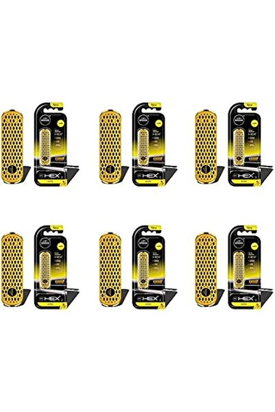 AromaZone Aroma Car Hex Vent Clip Car Air Freshener, Vanilla Scent, Hexagon-S...