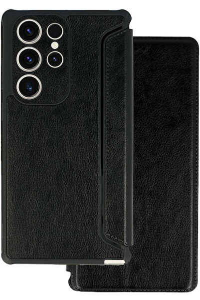 Razor Δερμάτινη Θήκη Βιβλίο Μαύρη (Redmi Note 13 Pro 4G / Poco M6 Pro 4G) Κωδ...