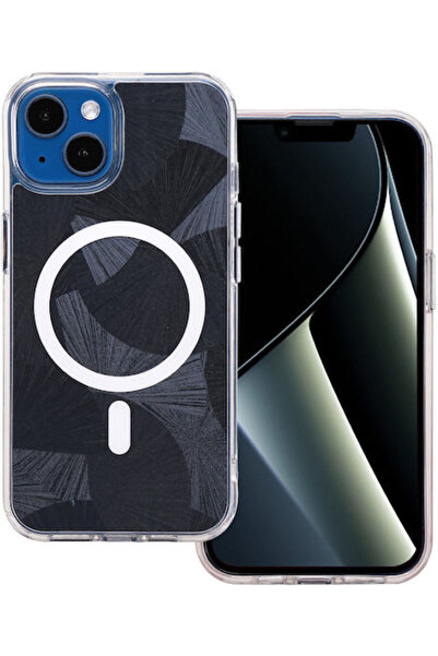 OEM Flash Mag Πίσω Κάλυμμα Σιλικόνης 1.5mm Μαύρο (iPhone 13)